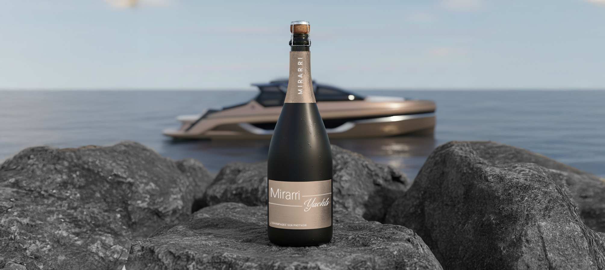 Mirarri champagne luxury experience visual