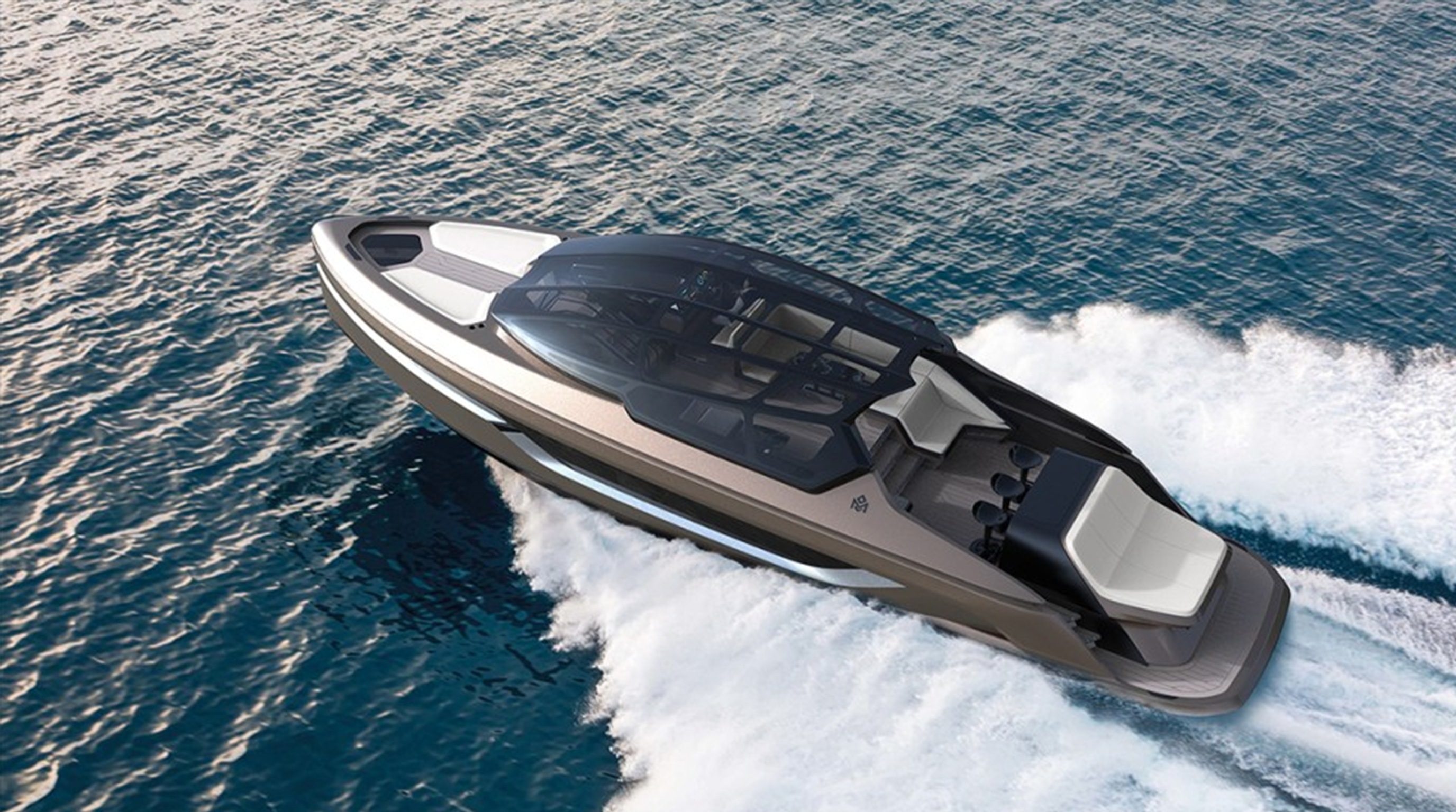 Mirarri yacht aerial ocean visual