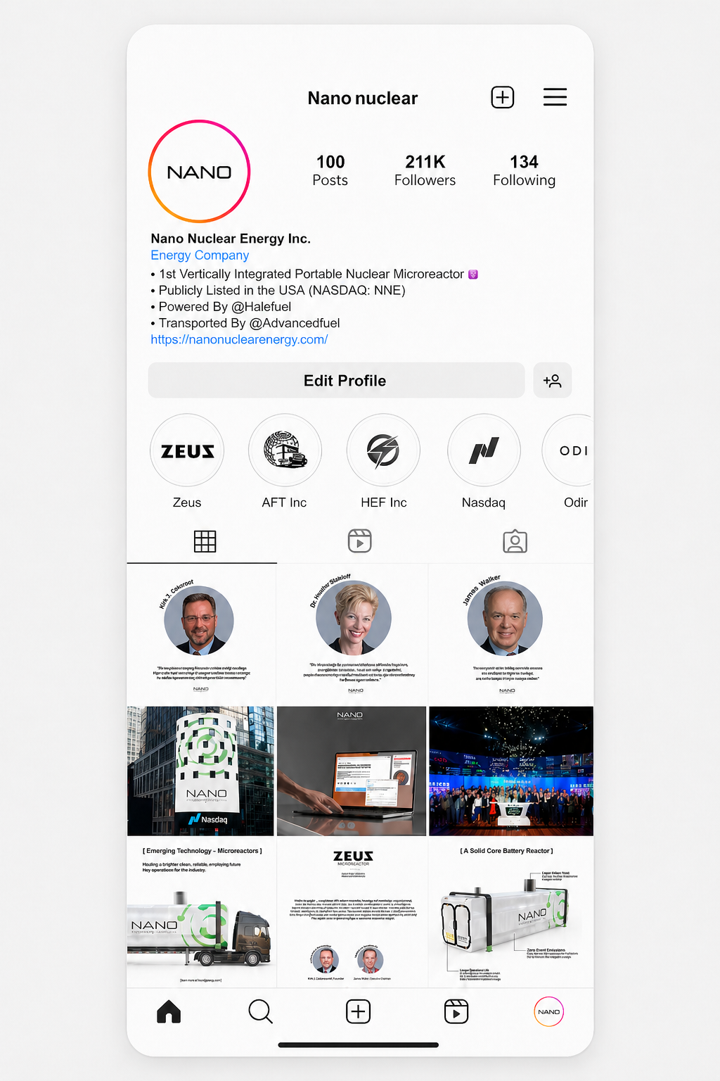 NANO Nuclear after profile