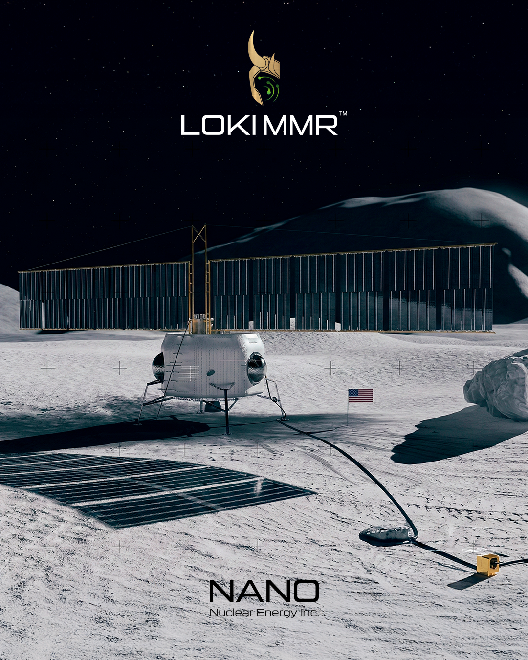 NANO LOKI moon reactor render